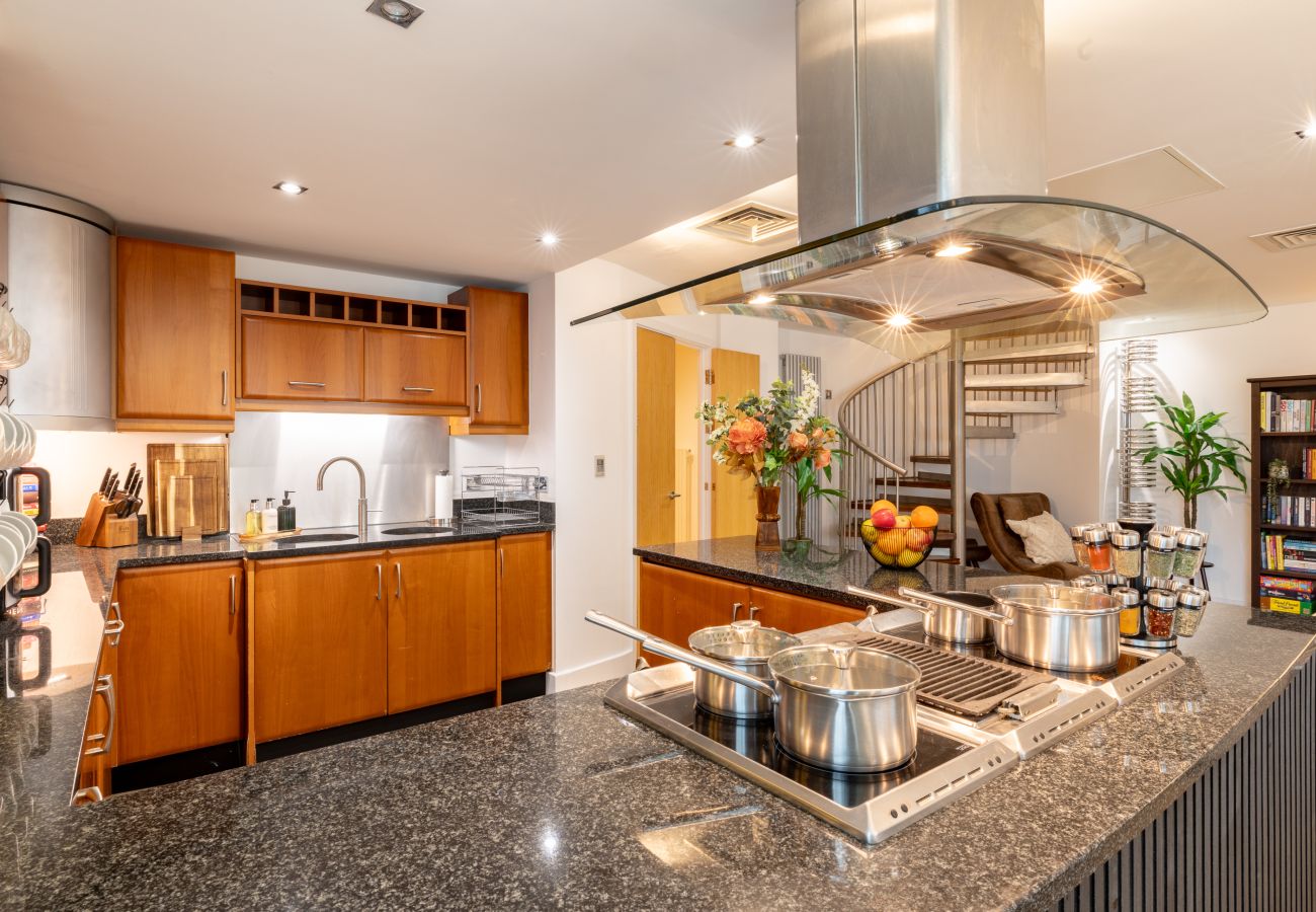 Apartment in London - Wild Roses Duplex Penthouse with Marina Views & Private Jacuzzi